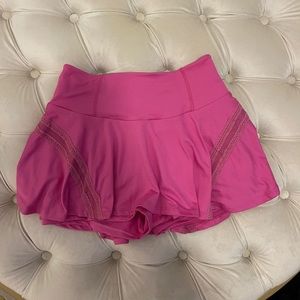 Free people pink tennis skirt